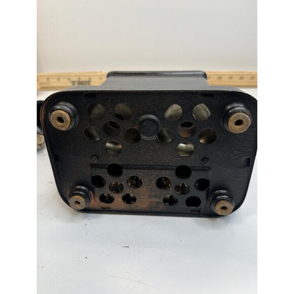 Vintage Ericsson Crank Wall Telephone Antique Black Metal Magneto Phone Decor - Picture 5 of 5